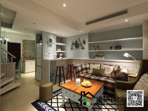 简约 欧式 田园 混搭 二居 三居 客厅 卧室 厨房图片来自上海倾雅装饰有限公司在20万打造的82平米混搭地中海风的分享