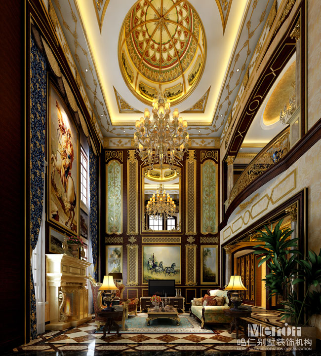 欧式 别墅 白领 客厅 客厅图片来自鸣仁装饰在颐和原著的分享