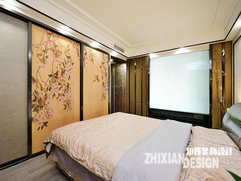 简约 卧室图片来自上海知贤设计小徐在现代禅意四居细味空间真味的分享