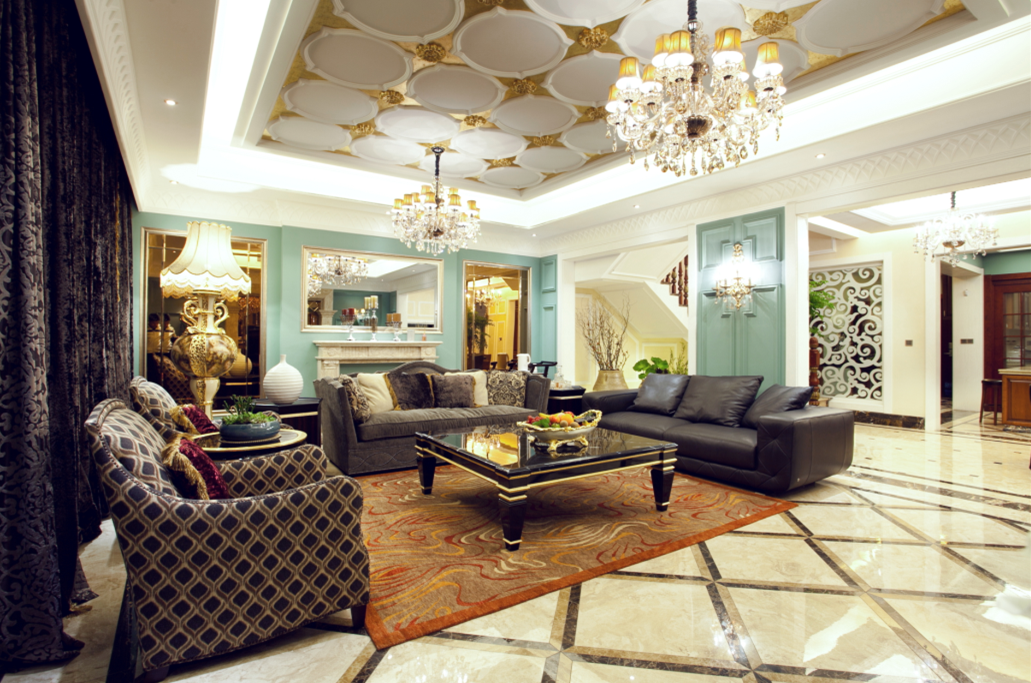 古典风格 阿卡迪亚 别墅 客厅 客厅图片来自重庆维尔维尔国际家居装饰在古典风格的分享