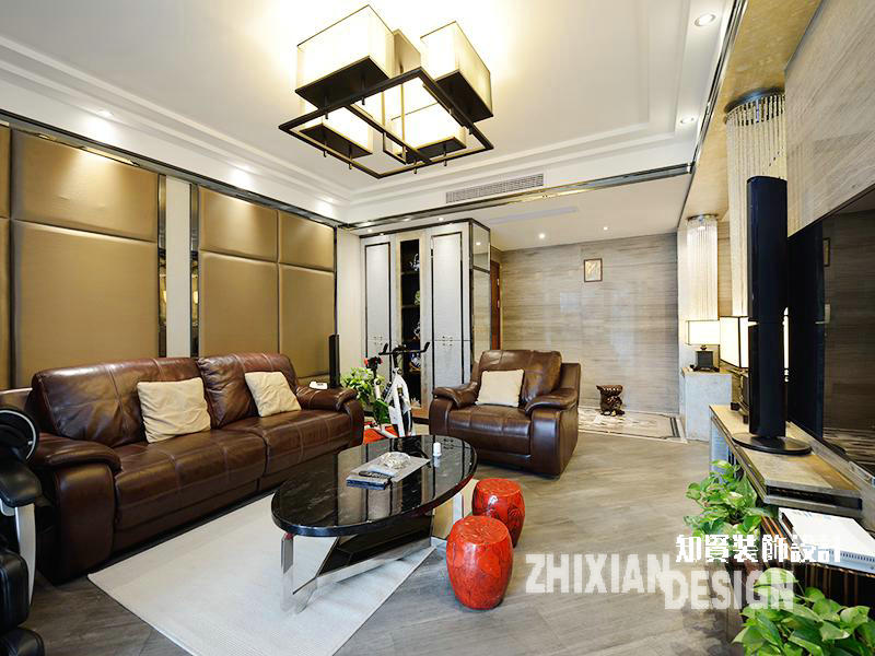 简约 客厅图片来自上海知贤设计小徐在现代禅意四居细味空间真味的分享