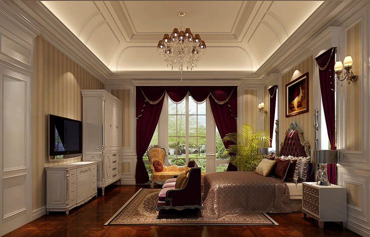 法式 高富帅 白富美 二居 三居 别墅 白领 收纳 旧房改造 卧室图片来自周楠在法式风格的纤巧精美浮华的分享