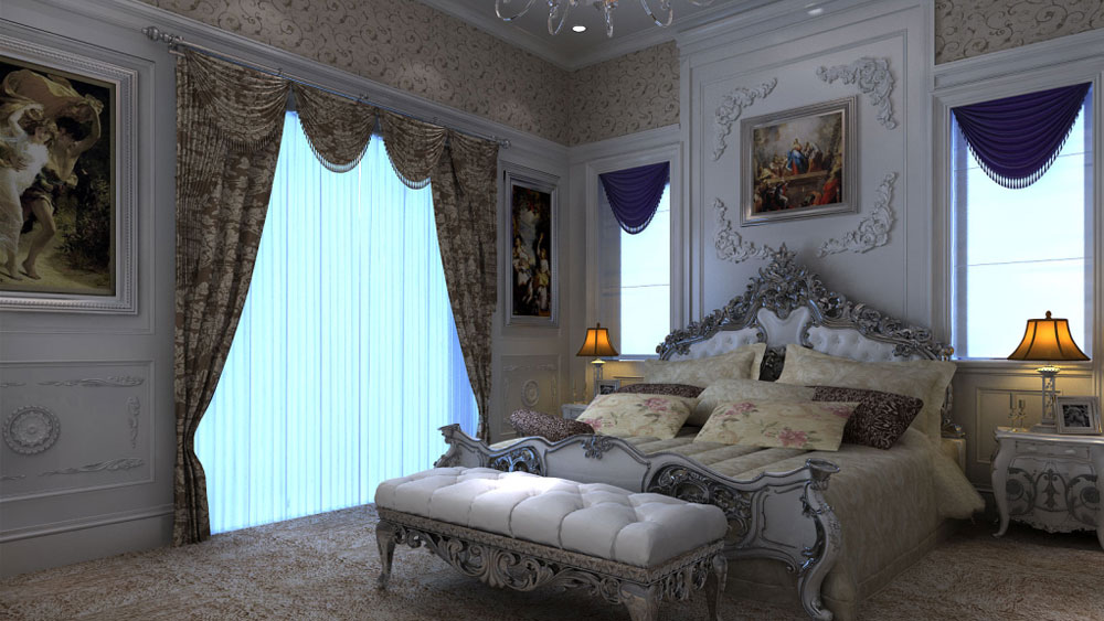 长春法式 别墅 法式风格 高度国际 装修设计 卧室图片来自高度国际装饰宋增会在长春法式别墅 500㎡的分享