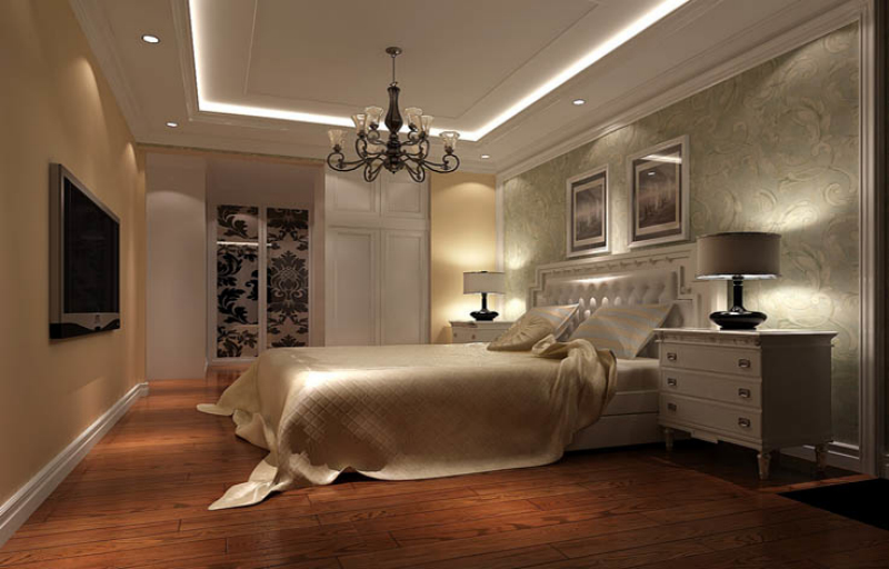 简约 三居 卧室图片来自高度国际设计装饰在未来明珠家园125㎡简约风格的分享