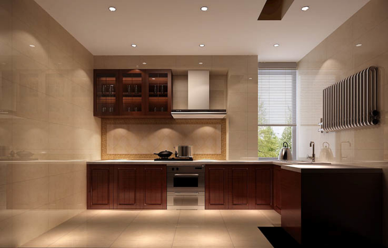中式 三居 厨房图片来自高度国际设计装饰在四合上院145㎡新中式风格的分享