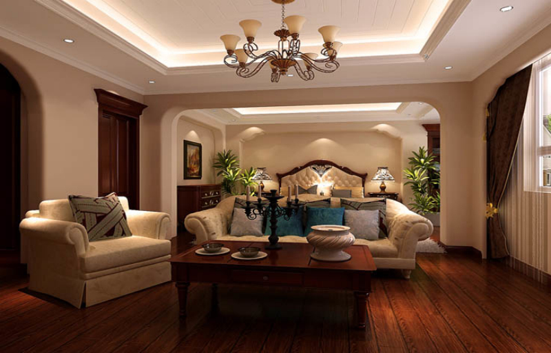 别墅 托斯卡纳 卧室图片来自高度国际设计装饰在天竺新新家园400㎡托斯卡纳风格的分享