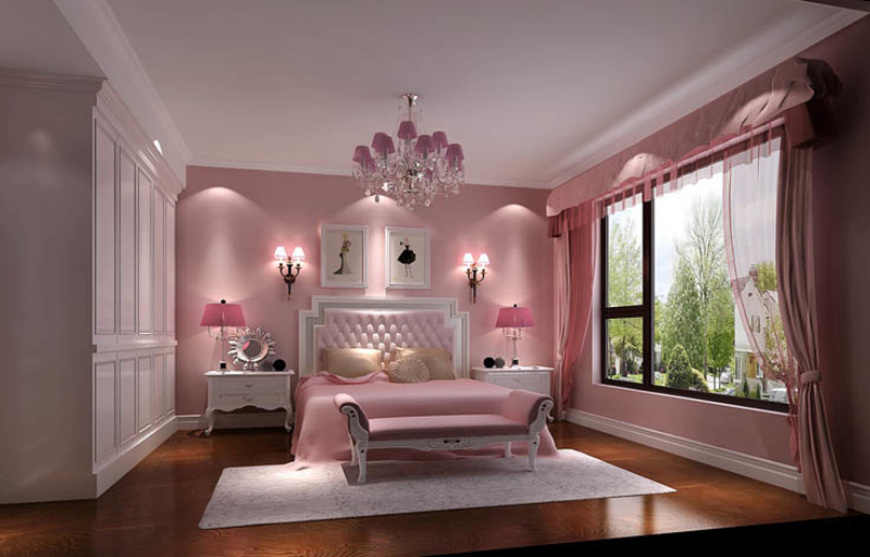 美式 四居 卧室图片来自高度国际设计装饰在西山壹号院的分享