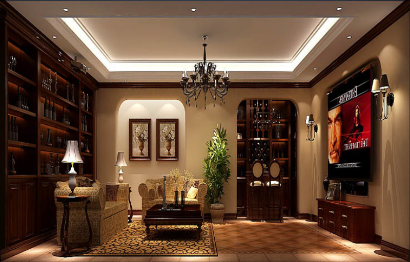美式 别墅 其他图片来自高度国际设计装饰在天竺新新家园380㎡美式风格的分享