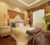 保利拉菲公馆-欧式风格-三居室-卧室装修效果图