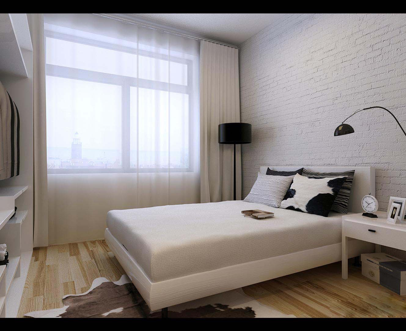 二居 简约 卧室图片来自tjsczs88在大地十二城-109㎡-现代简约的分享