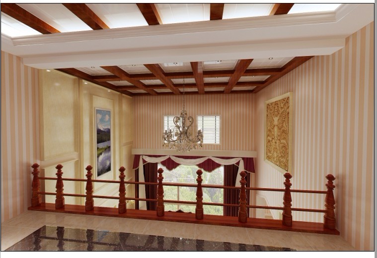 简约 欧式 田园 楼梯图片来自框框在230平米别墅欧式古典的分享