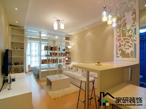 简约 欧式 田园 混搭 二居 三居 别墅 客厅 卧室图片来自上海倾雅装饰有限公司在温馨小蜗居的分享