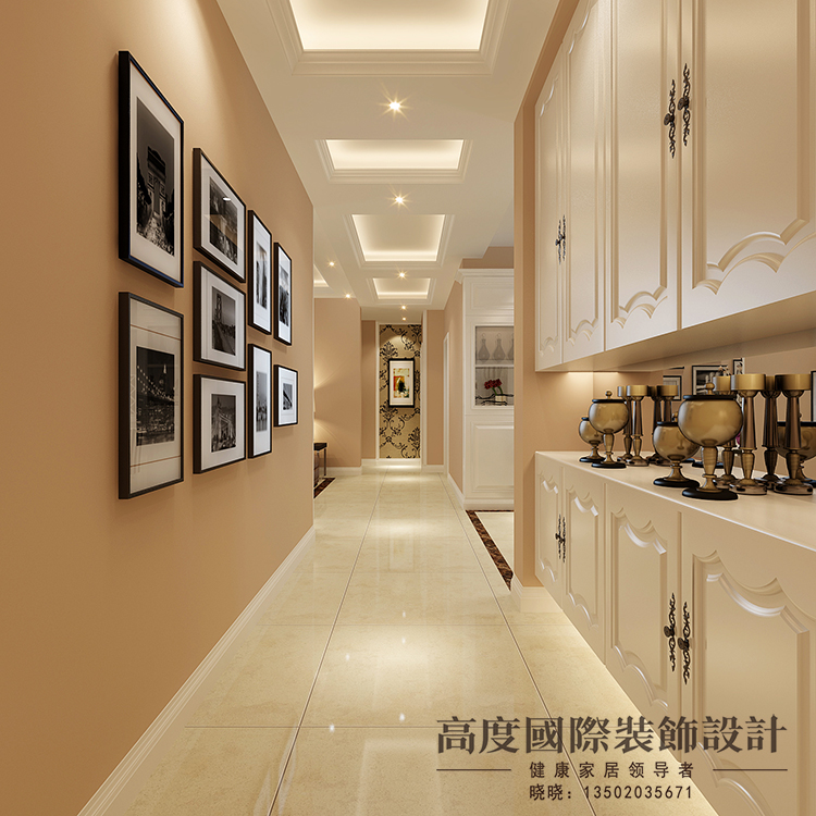 简约 欧式 三居 玄关图片来自天津高度国际装饰设计在新汇华庭~简欧风格的分享
