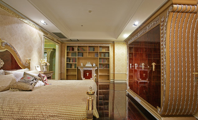 欧式 别墅 收纳 书房图片来自bjsdgjzs在【尚都国际装饰】香山清琴设计的分享