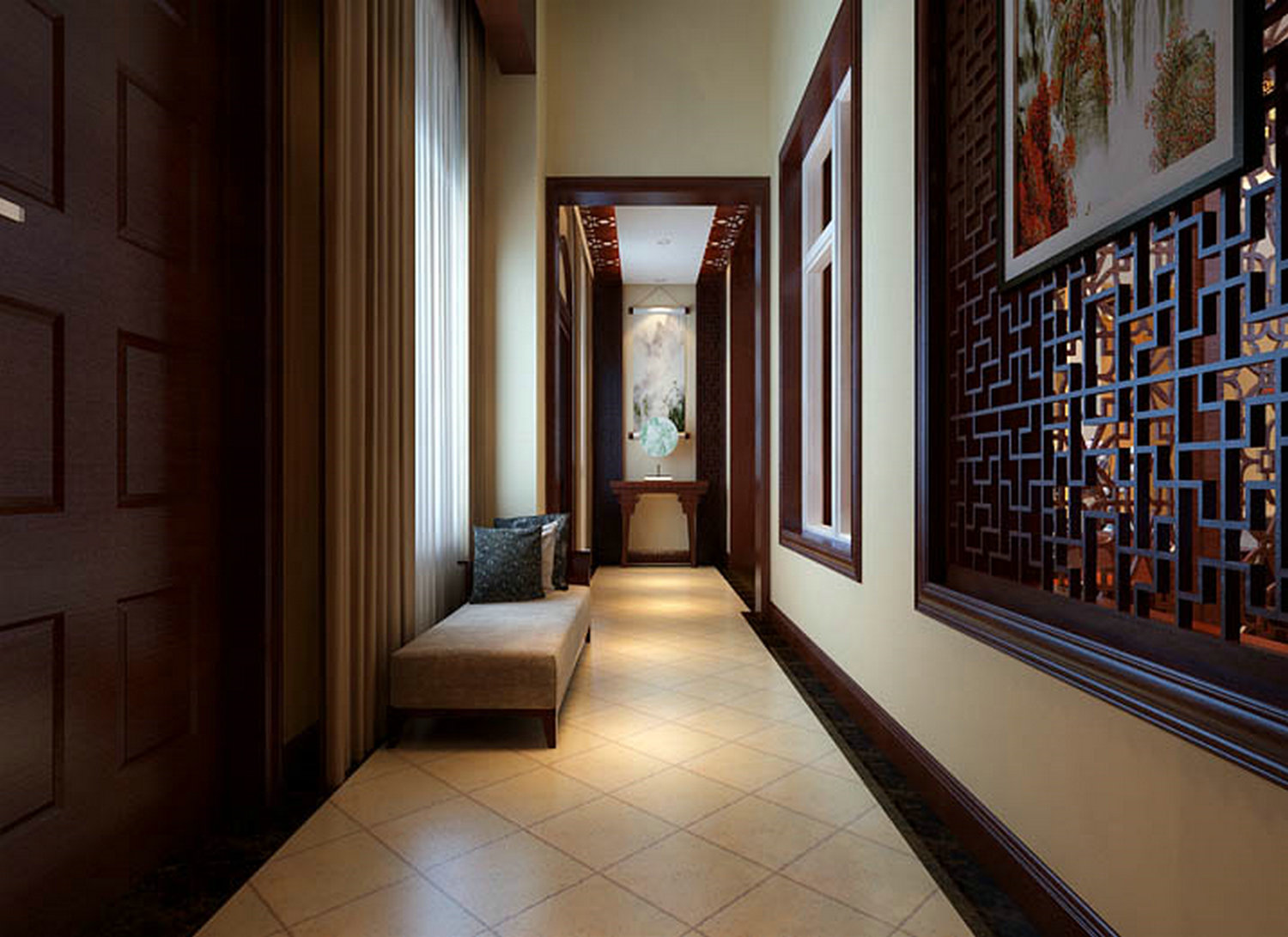 别墅 中式风格 其他图片来自上海实创装饰工长在典雅、大气的简约欧式别墅的分享