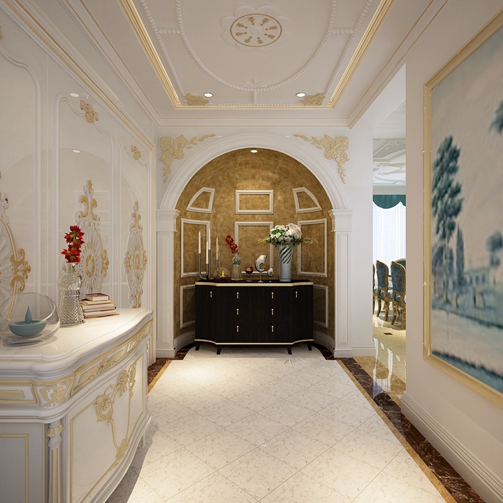 法式 别墅 康城 奢侈 卫生间图片来自尚层装饰-杨在康城430平米法式装修风格的分享