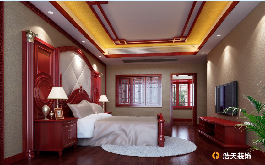 卧室图片来自深圳市浩天装饰在银翠苑的分享