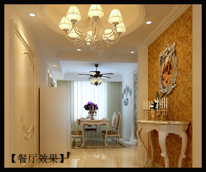 玄关图片来自北京元洲最好装修设计在现代简约风格之暖色系的分享