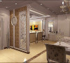 珠江荣景115平奢侈欧式装修设计-餐厅效果图