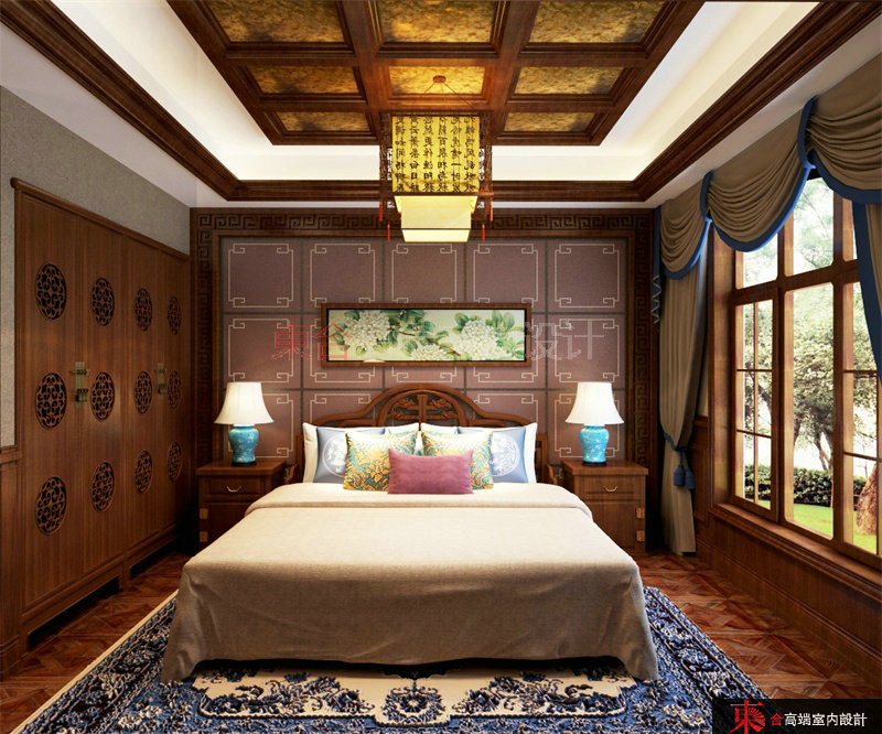 小资 别墅装修 高端设计 東合设计 卧室图片来自東合設計在天海誉天下的分享