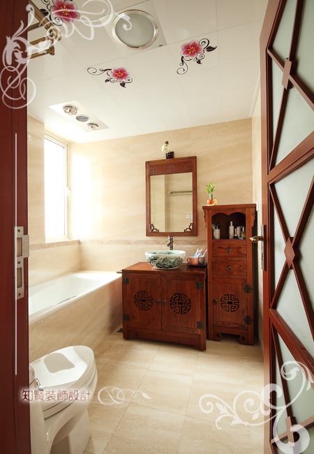 卫生间图片来自上海知贤设计小徐在现代家装与传统文化融合的艺术的分享