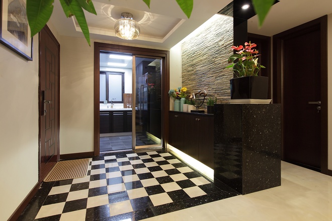 现代简约 三居室设计 其他图片来自上海实创-装修设计效果图在136平现代简约清爽舒适家居风的分享