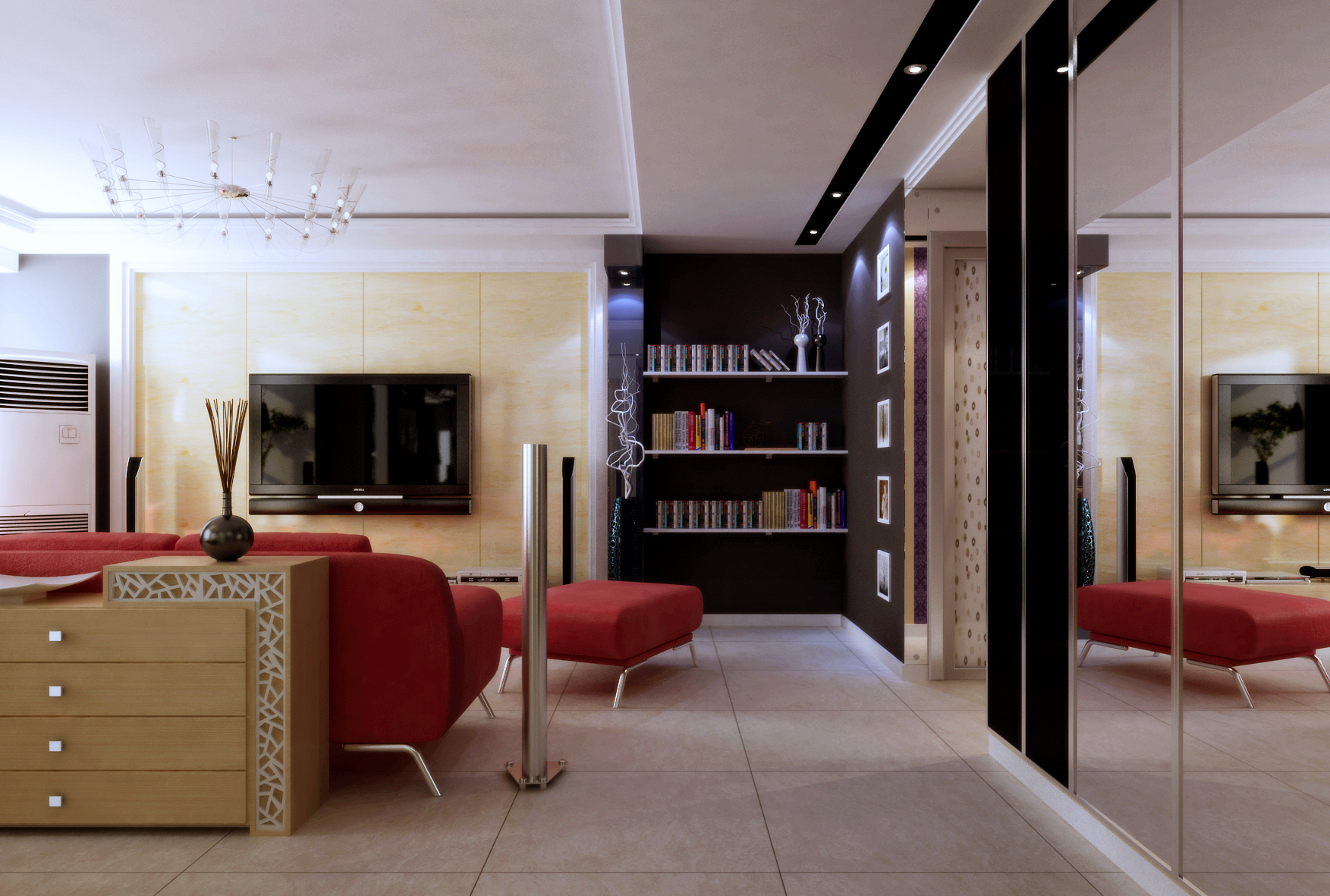 简约 客厅图片来自今朝装饰老房专线在2居室，现代时尚风的分享