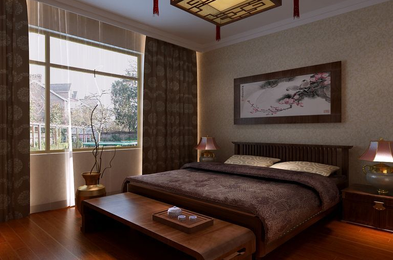 卧室图片来自美巢装饰在建业贰号城邦150平中式古典风格的分享