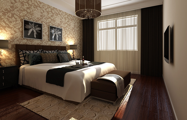 卧室图片来自美巢装饰在瀚海泰苑三室88平现代简约装修的分享