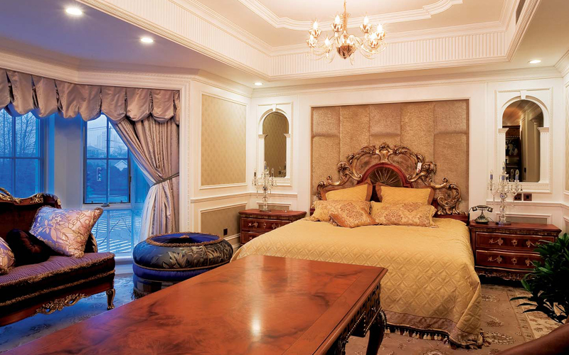 卧室图片来自石俊全在经典美式家装案例的分享