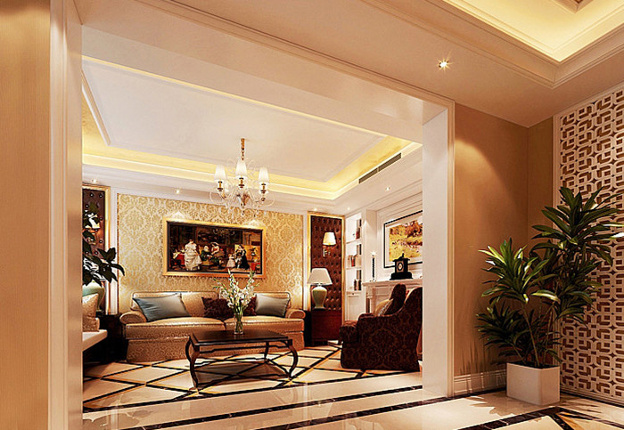 300平米 欧式风格 高度国际 装修设计 高度希文 客厅图片来自高度国际装饰宋增会在300平米 新新家园新 欧式风格的分享