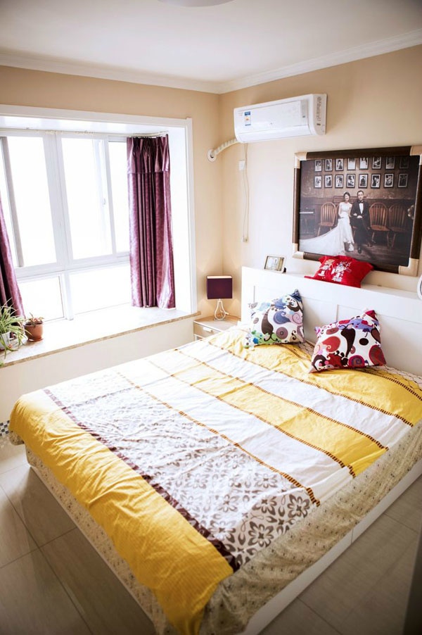 现代 简约 二居 卧室图片来自合建装饰李世超在润泽公馆89平案例赏析的分享