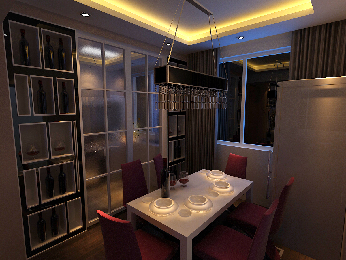 欧式 三居 餐厅图片来自百家设计小刘在阳光尚城120平简欧风格的分享