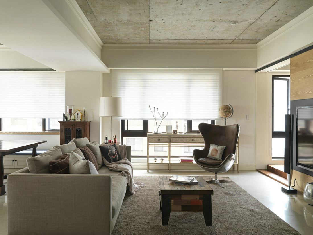 简约 别墅 现代 品界 复式 客厅图片来自石家庄力天装饰在225平实景样板间【现代简约】的分享