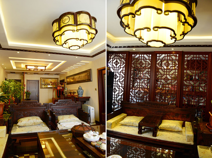 丽泽景园 中式风格 三居室 高度国际 装修设计 卧室图片来自高度国际装饰宋增会在110平米 丽泽景园  中式的分享