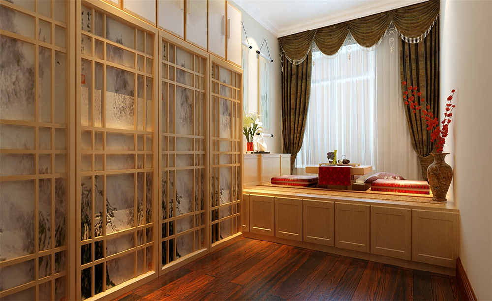 欧式 新古典 混搭 四居室 白领 收纳 80后 小资 卧室图片来自shichuangyizu在301医院玉泉新城四口幸福之家的分享