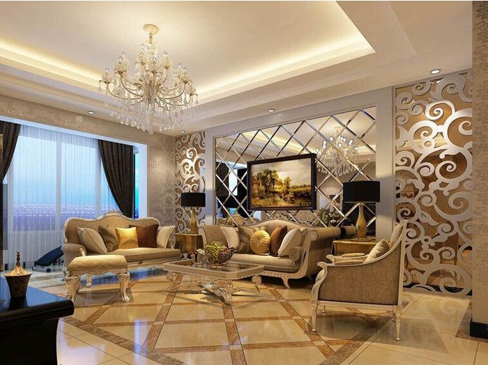 海淀名著 三居室 欧式风格 高度国际 装修设计 客厅图片来自高度国际装饰宋增会在117平米 欧式 温馨雅居的分享