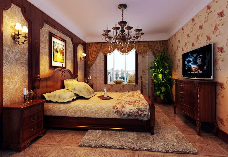 卧室图片来自亚光亚装饰在英国宫欧式田园的分享