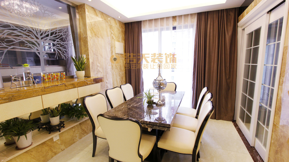 餐厅图片来自深圳市浩天装饰在星河丹提王小姐的分享