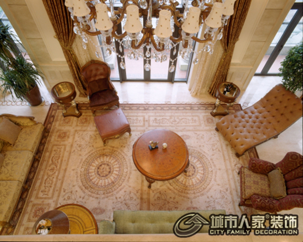 欧式 别墅 80后 小资 奢华 高端大气 客厅图片来自天津行云创意装饰设计有限公司在社会山的分享