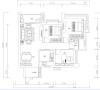 保利拉菲公馆-法式风格-90平米三居室装修-平面布置图