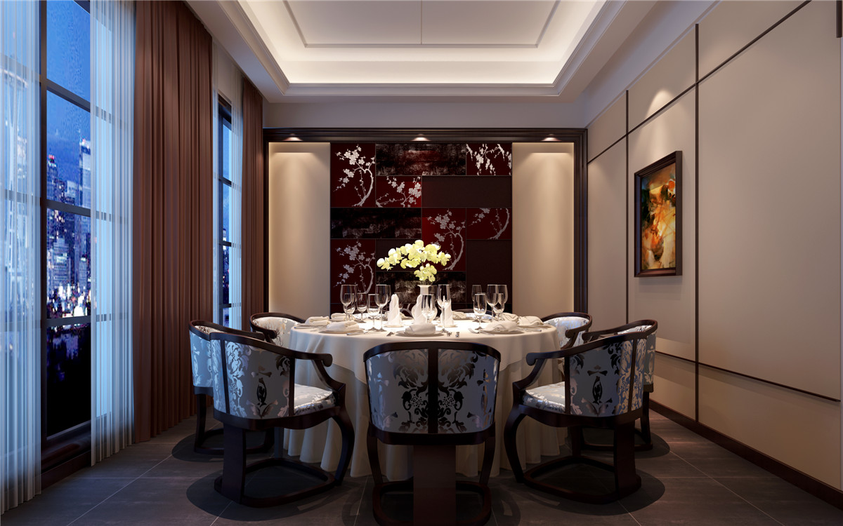 餐厅装修 酒店装修 奥邦装饰 张文作品 餐厅图片来自上海奥邦装饰在上海川妹子餐饮装修设计项目的分享