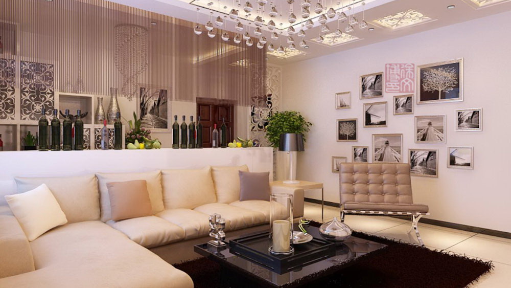 银象花园 三居室 现代简约 高度国际 装修设计 客厅图片来自高度国际装饰宋增会在银象花园 三居室 现代简约风格的分享
