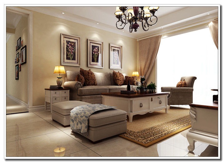 客厅图片来自用户2652703143在升龙玺园130平三居室美式效果图的分享
