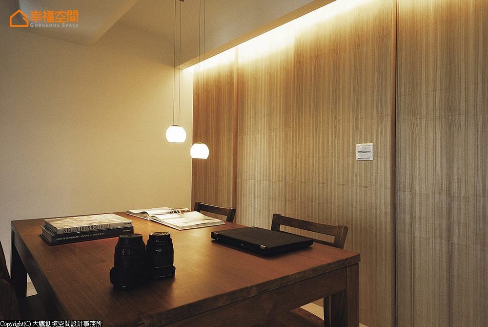简约 现代 四居 系统柜 餐厅图片来自幸福空间在独享咖啡时光  135平简约好宅的分享