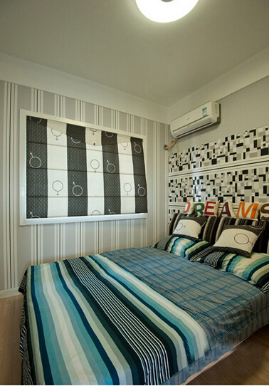 卧室图片来自佰辰生活装饰在小白领98平3居 大气简约三口美家的分享