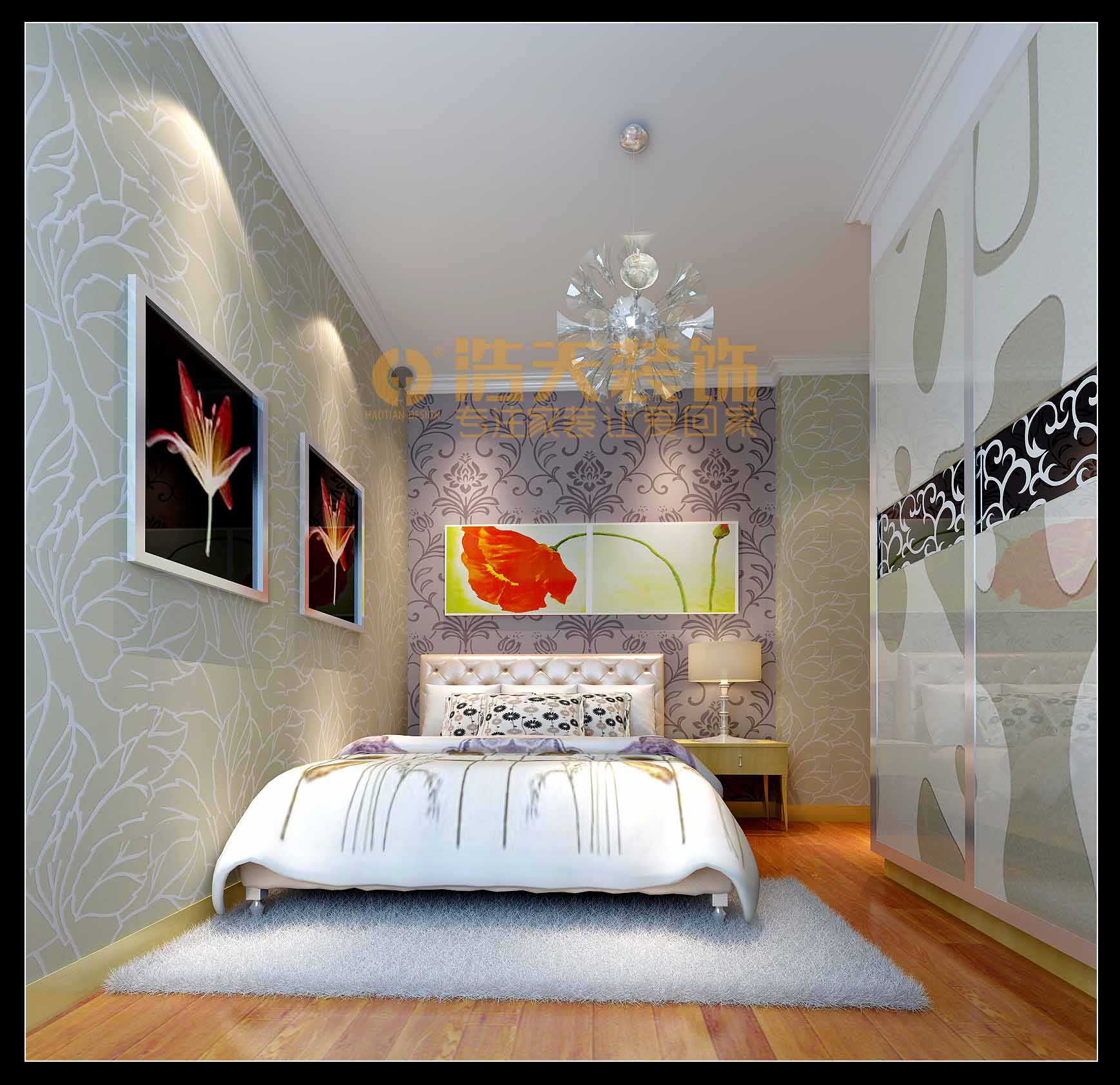简约 卧室图片来自深圳市浩天装饰在黄阁翠苑的分享