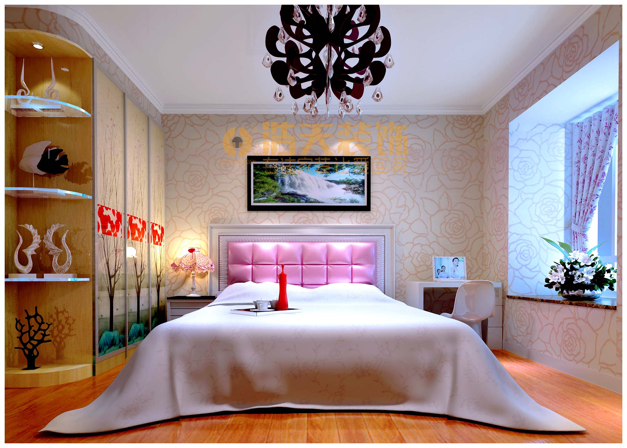 卧室图片来自深圳市浩天装饰在黄阁翠苑的分享