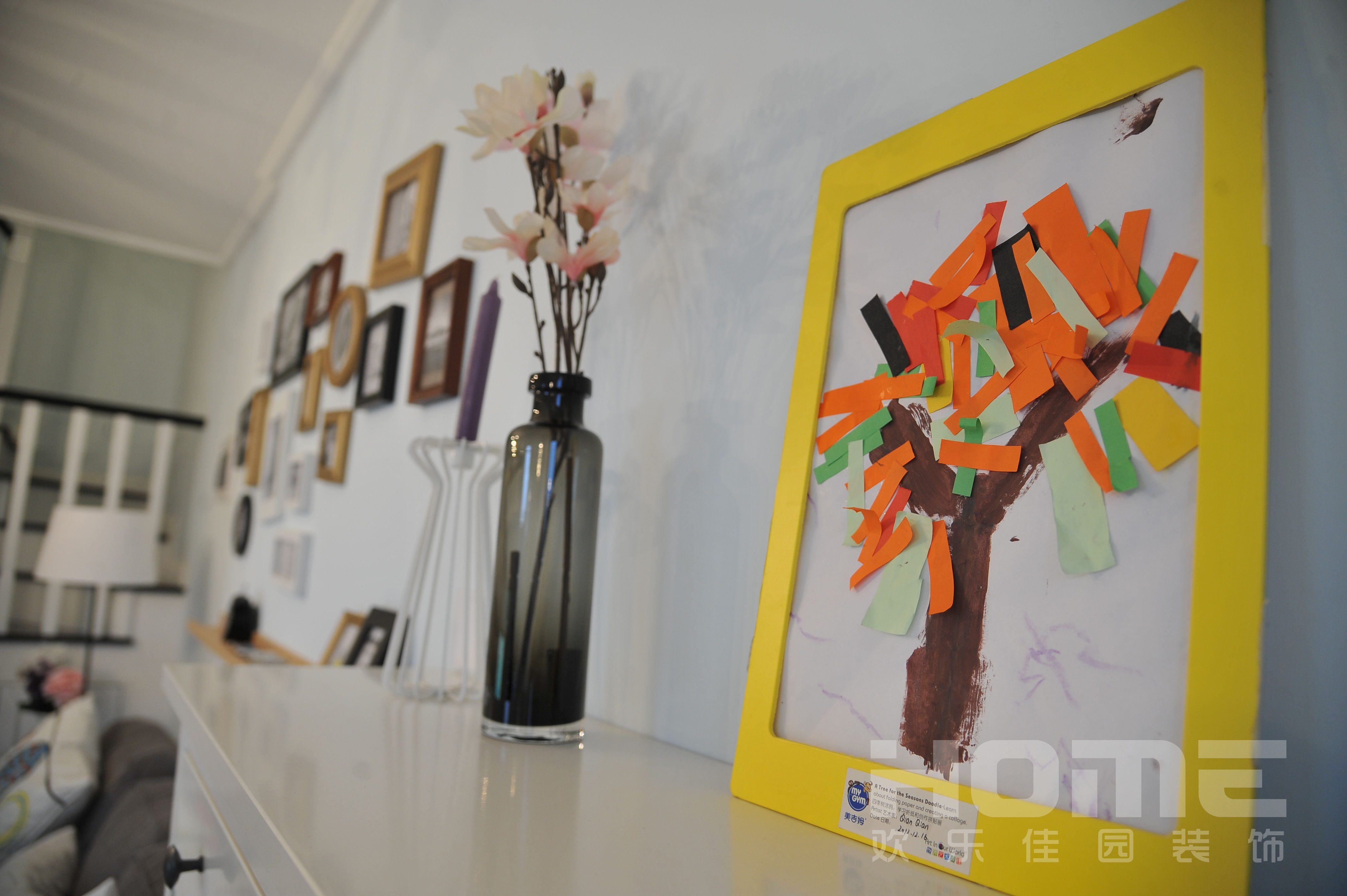 简约 现代 跃层 客厅图片来自四川欢乐佳园装饰在远大都市风景的跃层宜家小清新的分享