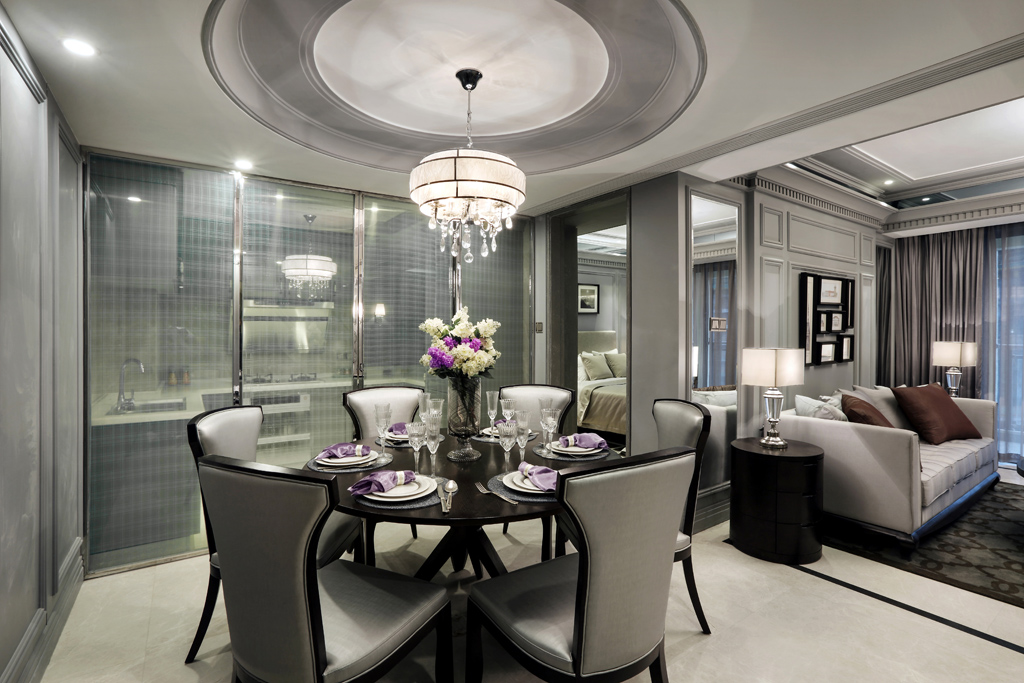简约 餐厅图片来自香港KSL设计事务所在雅致银灰 精锐新贵—KSL样板房的分享